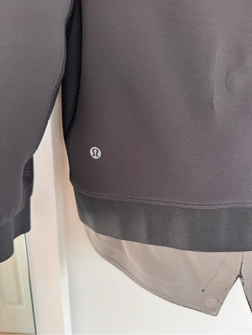 Men's Black Half-Zip Performance Pull Over